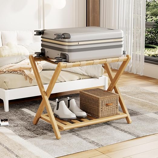 Full Assembled 26.77" Luggage Rack for Guest Room