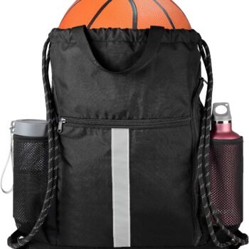 Drawstring sports gym bag
